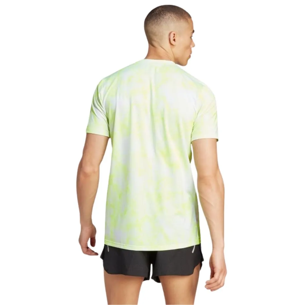 adidas Own The Run Allover Print Men's Tee