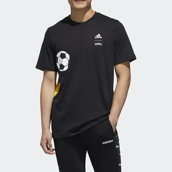 adidas x POKEMON Series Sports Training Asia Edition Black T-Shirt, black