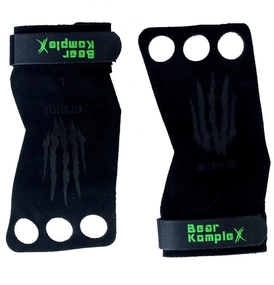 Bear KompleX 3 hole Grips - Suede Leather