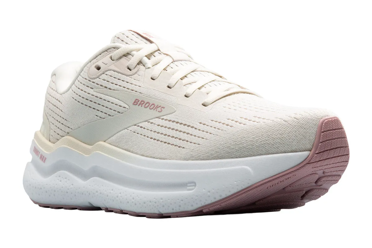 Brooks Ghost Max 2 B Coconut Milk/Gray/Zephyr Womens