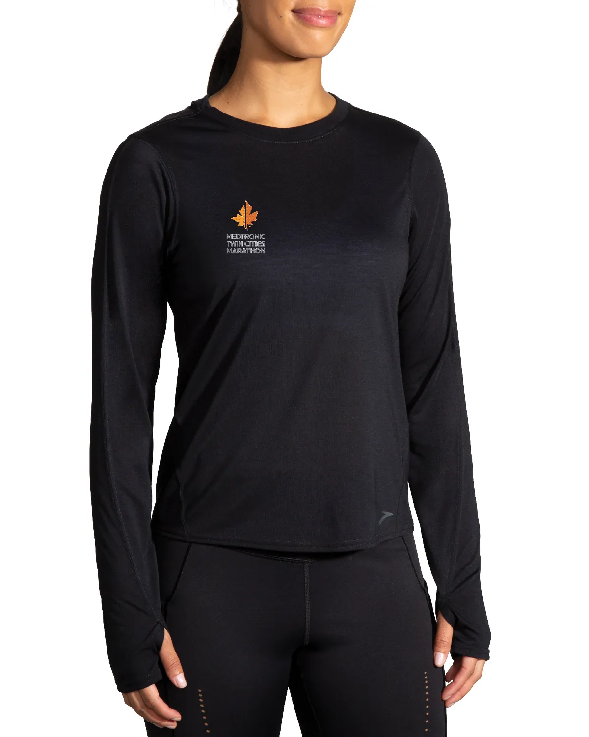 Brooks TCM Distance Long Sleeve - Black (Women's Sizing)