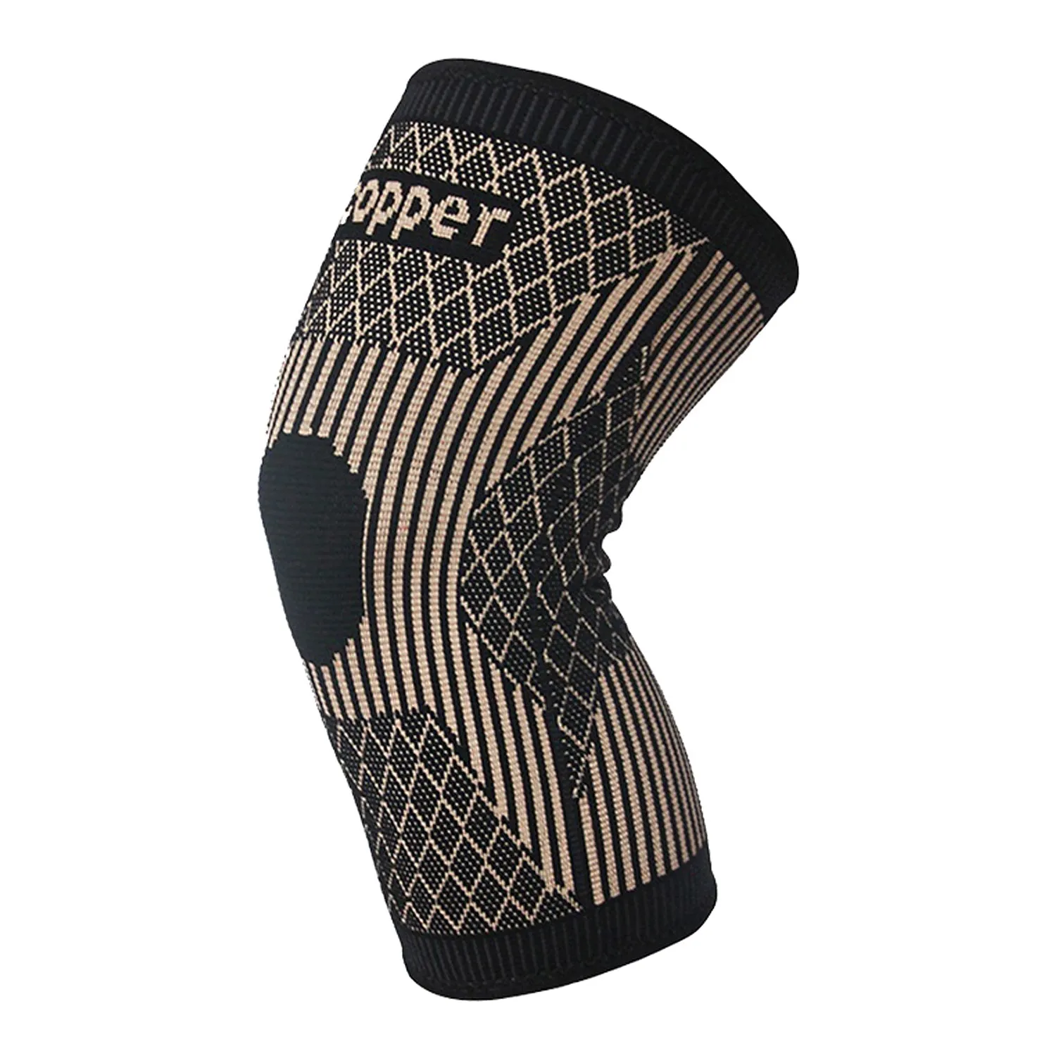 Copper Breathable Recovery Knee Support Brace Sleeve