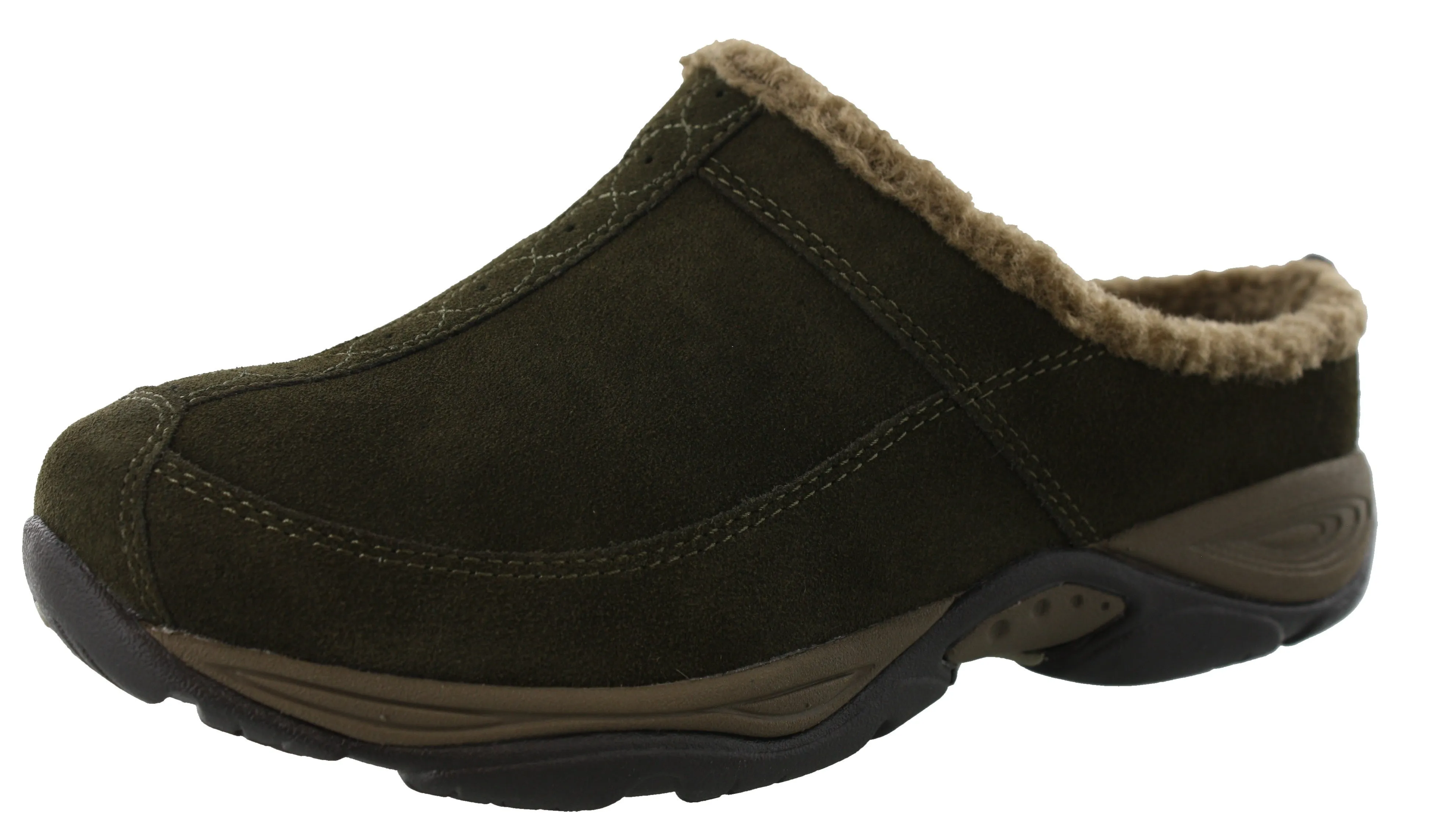 Easy Spirit Women Warm Wide Width Cozy Clog Slippers Exchange