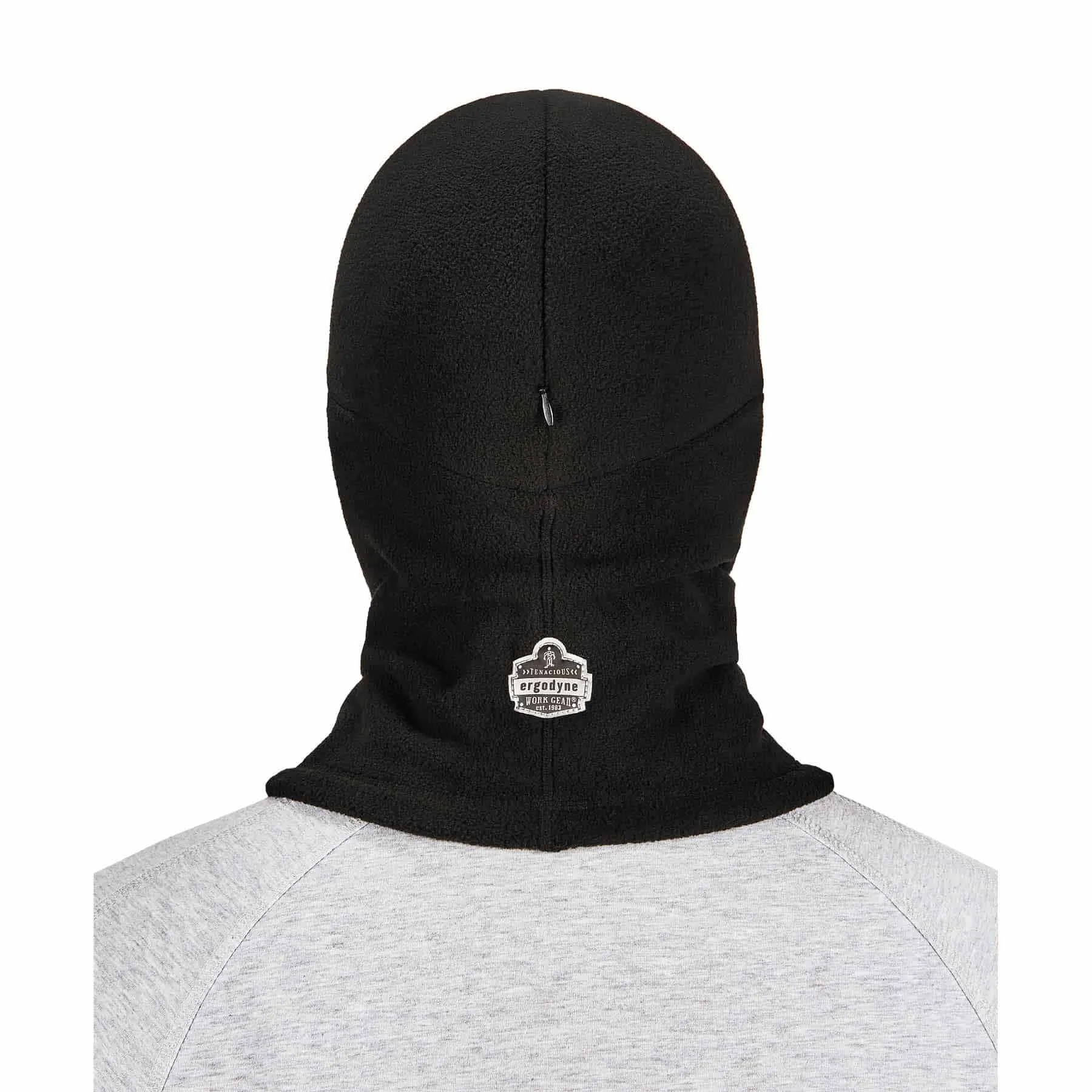 Ergodyne 16894 6893Z  Black Balaclava - Zipper for Bump Cap Insert