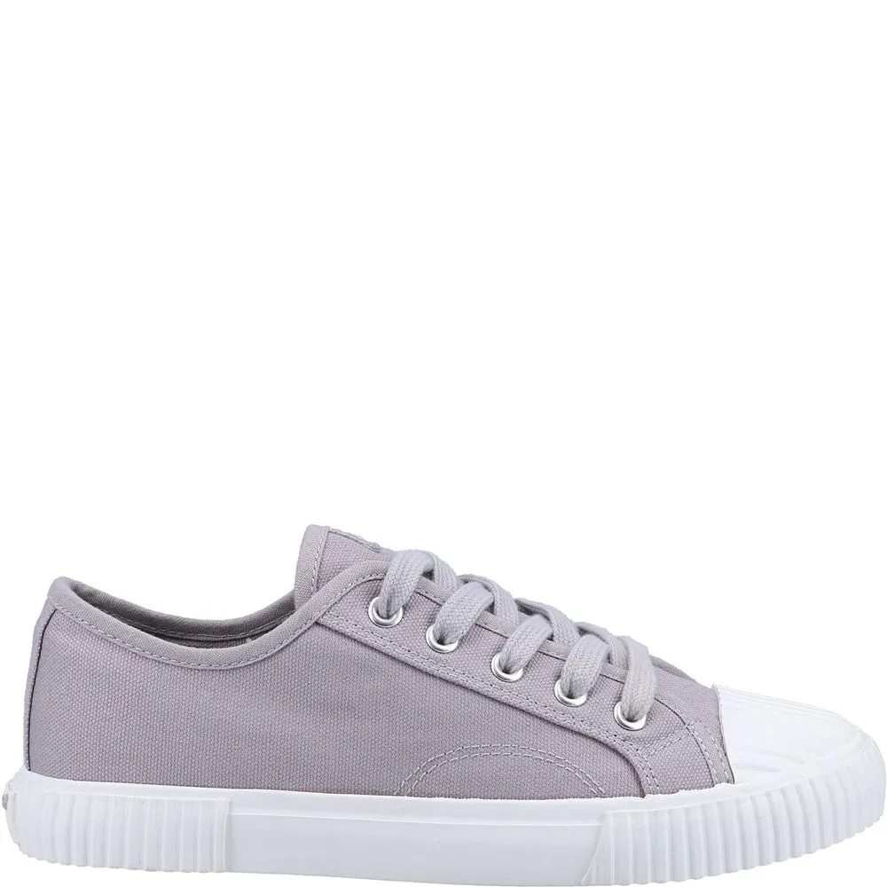 Grey Brooke Canvas Trainers