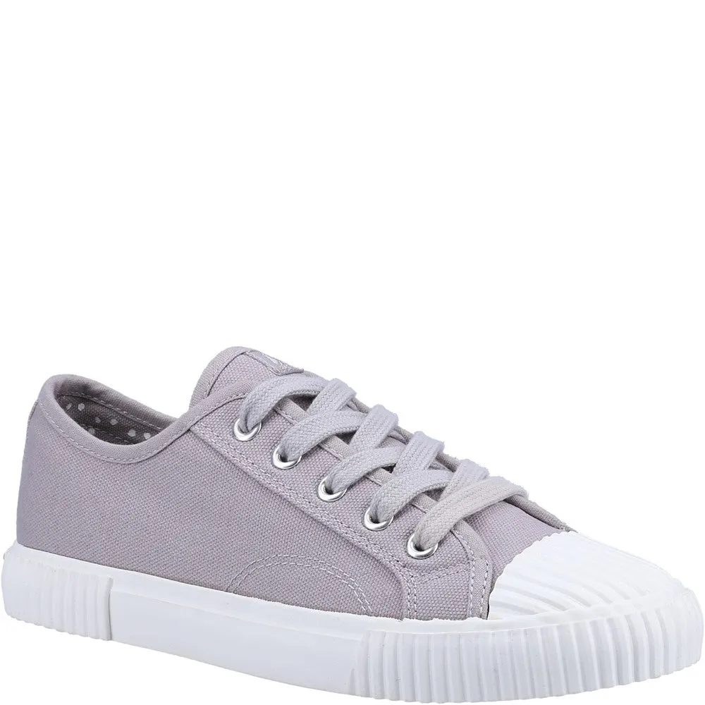 Grey Brooke Canvas Trainers