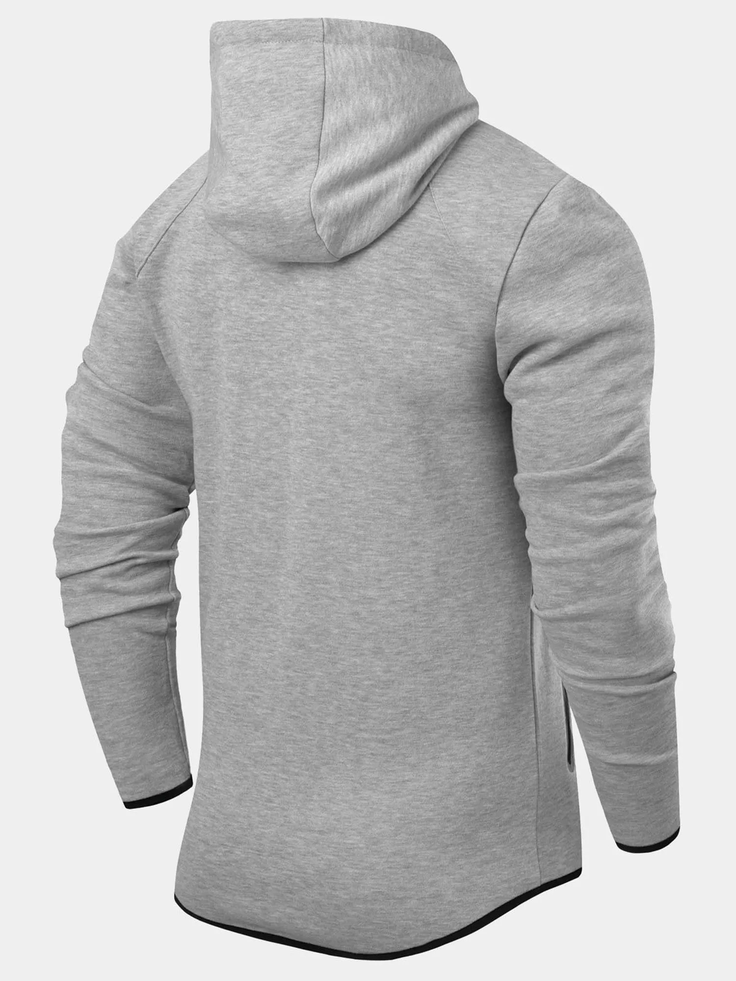 Mens Tech Running Hoodie with Zip Pockets - Revolution Fitness Apparel