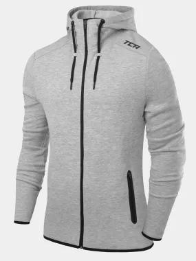 Mens Tech Running Hoodie with Zip Pockets - Revolution Fitness Apparel