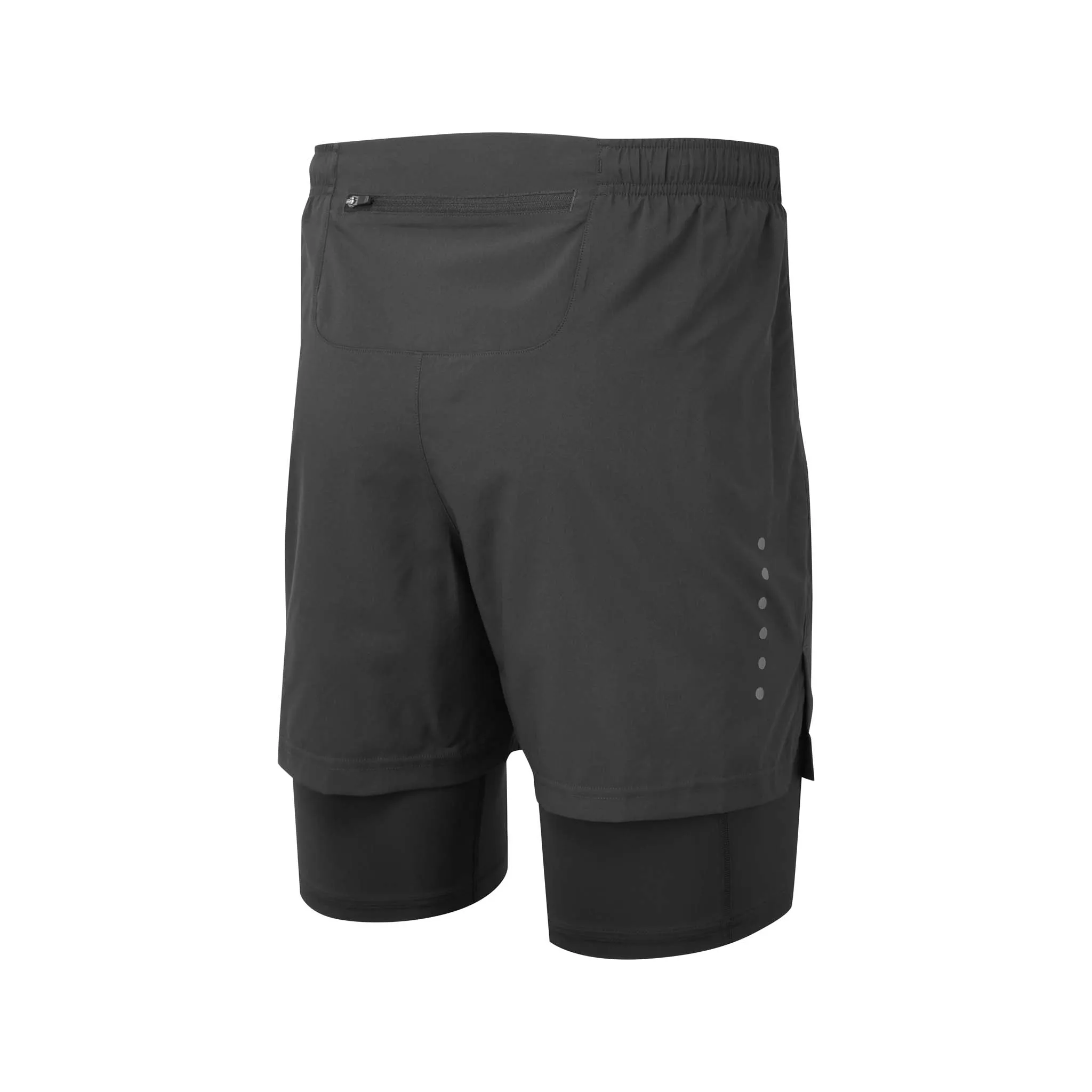 Ronhill | Men's Core Twin Short - All Black