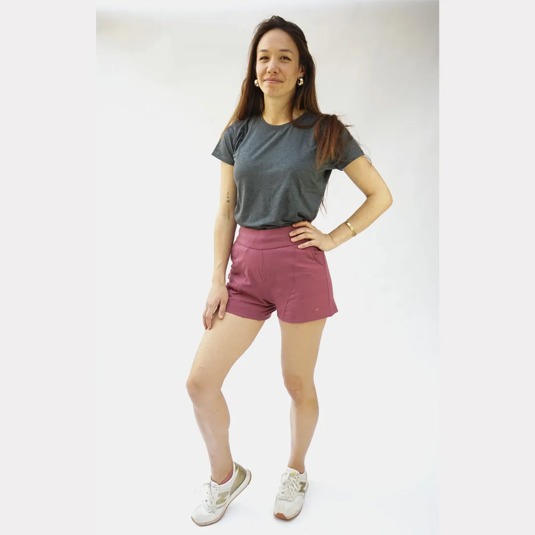 Terra Shorts in Garnet Pink 1.0