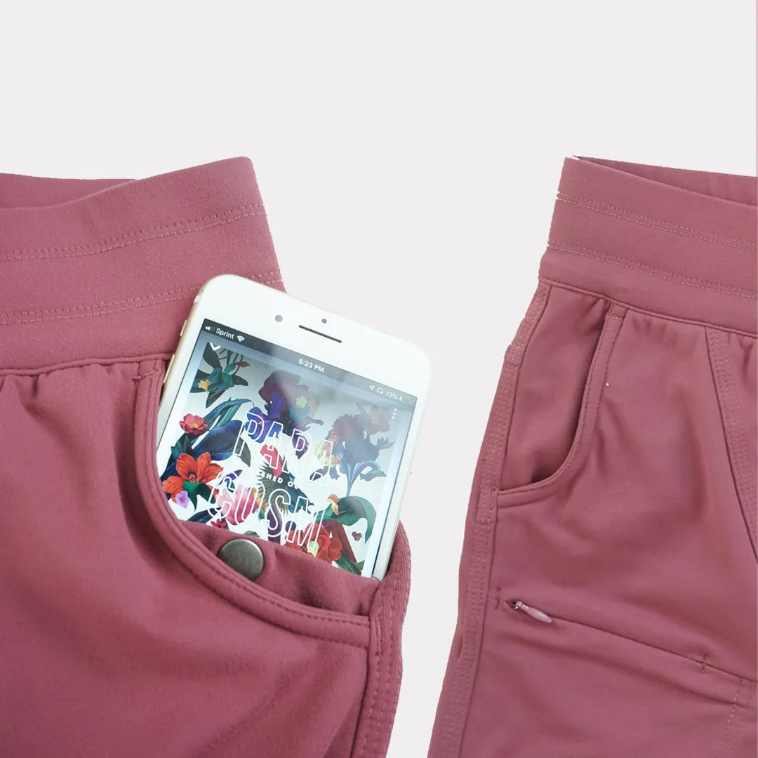 Terra Shorts in Garnet Pink 1.0