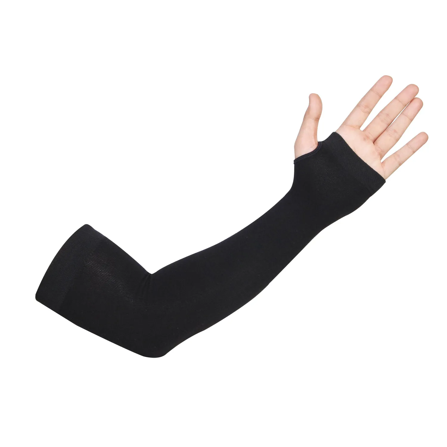 Unisex UV Sun Protection Black Arm Shield - Pack of 2