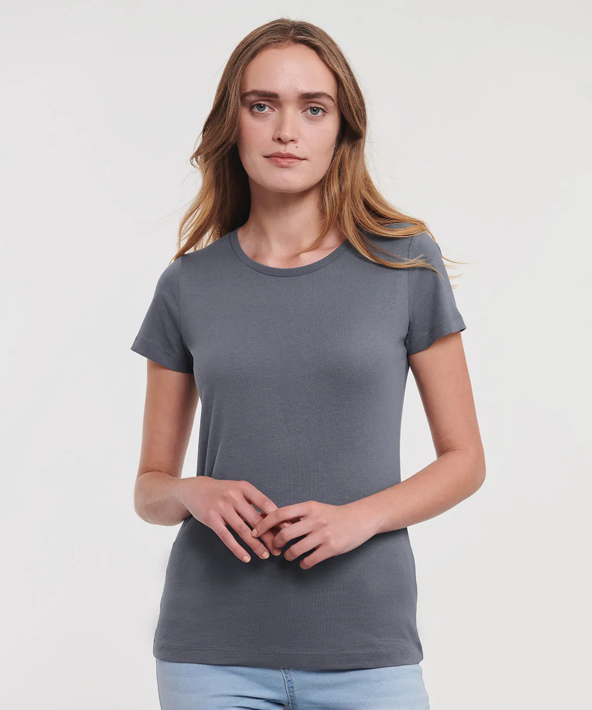 Women's Russell Athletic Pure Organic Cotton Tee {J108F}