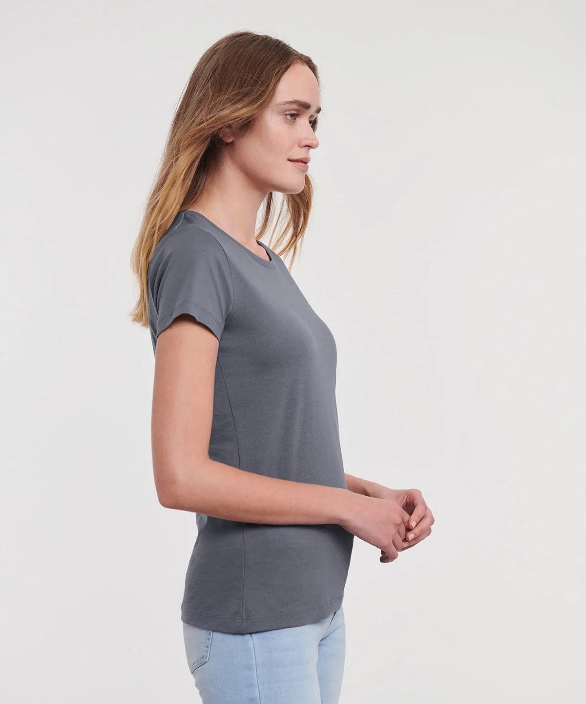 Women's Russell Athletic Pure Organic Cotton Tee {J108F}